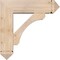 Ekena Millwork Legacy Arts and Crafts Smooth Bracket w/ Offset Brace, Douglas Fir, 7 1/2"W x 26"D x 26"H BKT0806X26X26LEC03SDF - alternate 2